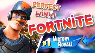 The PERFECT Solo Win!!! | Fortnite Battle Royale