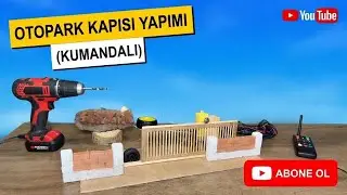 Rc kumandalı otopark kapısı