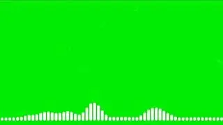 Audio Spectrum Green Screen | No Music