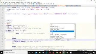 SEARCH BY DATE IN PHP | SEARCHING OPERATION IN PHP