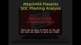 Day in the life of a SOC Analyst - Analyzing Phishing Volume 1