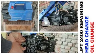 Repairing Series #3 | PRESSURE WASHER REPAIRING | JPT 2400 | PUMP CHANGING | OIL CHANGE