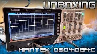 UNBOXING - Hantek DSO4084C oscilloscope (Unboxing, start-up and calibration)