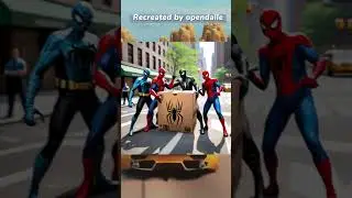 Spiderman Pointing AI Meme Challenge! #spiderman #memes #web