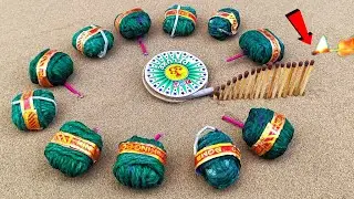 Sutli Cracker Vs Chakri Vs Matchstick Chain Reaction Domino Amaging Experiment 😱