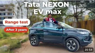 Tata Nexon EV Max REAL Range Test:😱Can it really go 300 kms?Performance, Regen, Build Quality Review