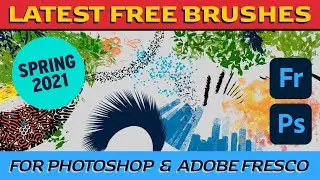 The Latest Free Brushes for Photoshop & Fresco Spring 2021