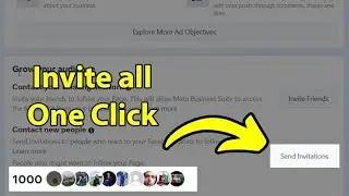How to invite All Friends to like Facebook Page in One Click in 2023
