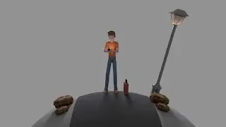 Office Walk Cycle Animation