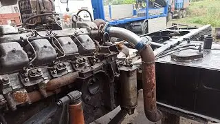 турбо КамАЗ первый дым на отработке.
