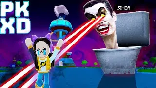 ¡ME DISFRAZO de SKIBIDI TOILET BOSS GIGANTE! para TROLLEAR a NALA en PK XD 🐸 SIMBA
