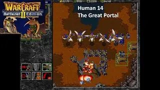 Warcraft II: Tides of Darkness. Human Campaign 14.  with commentary