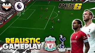 PES 6 Patch Firebird March Edition 21/22 | Premier League (Liverpool v Tottenham) | FHD 60Fps