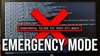 Fix Linux Emergency Mode | Dependency failed for boot-efi.mount