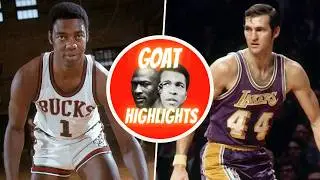 Oscar Robertson vs. Jerry West | True Highlights (Offence, Defense, Missed Shots, etc)
