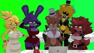 fnia in Pizza Tower meme (green screen version)