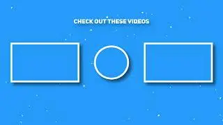 End screen template green screen