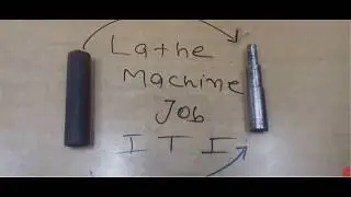 fitting job drilling job lathe job for fitter trade iti