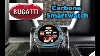 Bugatti Carbone Smartwatch Unboxing Video First Smartwatch made of Carbon