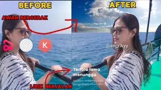 TUTORIAL CARA MEMBUAT FOTO MENJADI VIDEO LANGITNYA BERGERAK