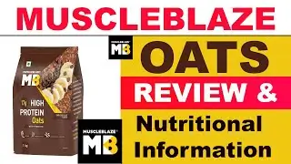 Muscleblaze oats | MuscleBlaze High Protein Oats, 1 kg, Dark Chocolate | MB OATS |
