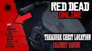 RDR2 Online * Treasure Chest Location * Calumet Ravine