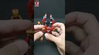 Ironman Motorbike Transformer #shorts #crixbrix #ironman