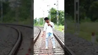 Railway Station Photoshoot Pose idea 🔥