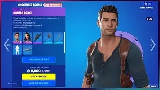 (Fortnite item shop) Uncharted is back 1/17/23