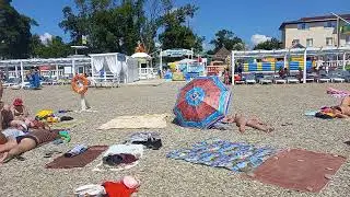 ДИВНОМОРСКОЕ 👍ЦЕНТРАЛЬНЫЙ ПЛЯЖ ДИВНОМОРСКИЙ 🌞