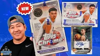 TOPPS CHROME BASKETBALL IS HERE! LeBron & Wembanyama Autos! 2023-24 Chrome Hobby & Breakers Delight