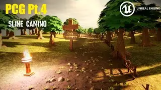 UNREAL ENGINE 5 Como Hacer Un Camino Procedural (PCG 4) Español "Tutorial"
