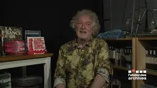 Remi Viard étudiant aux Beaux Arts en Mai 68