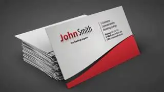 Business Cards Mock-Up | After Effects Template | Elements