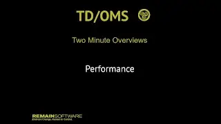 TD/OMS GUI Performance Tips