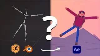How to send Mixamo data to After Effects (BlenderAe)