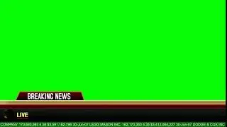 Newsbanner ✩ HD Greenscreen / Chroma Key