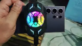 Black Shark FunCooler 4 Pro mounted on S.Galaxy S24 Ultra