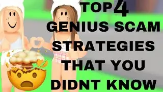 TOP 4 GENIUS SCAM STRATEGIES YOU DIDNT KNOW ABOUT! 🤯 | how to AVOID scams | Adopt me Roblox