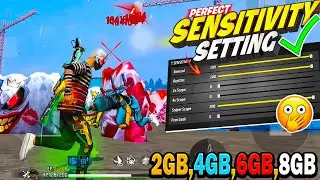 Best Sensitivity Setting For Headshot⚙️ 2GB - 3GB - 4GB RAM || FREE FIRE