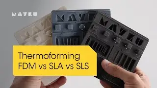 FDM vs SLA vs SLS 3D printing in thermoforming | Comparison
