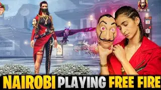Nairobi Playing Free Fire (Solo Vs Squad) Op Match..🤩🤩🤩..