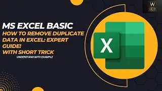 How to Remove Duplicate Data in Excel: Expert Guide #webmagnethub #exceltips (Part 6)