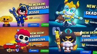 Buying All Skin Jessie, Cordelius #brawlstars