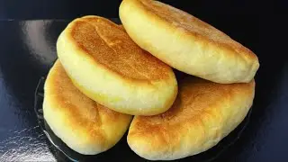 БЕЗ ДУХОВКИ✅БЕЗ ЖАРКИ✅БЕЗ ДРОЖЖЕЙ✅ ПИРОЖКИ НА СКОВОРОДЕ ВКУСНЕЕ ЧЕМ Я ОЖИДАЛА😍 рецепт под видео ☺️