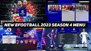 PES2017 | EFOOTBALL 2023 SEASON 4 GRAPHIC MENU