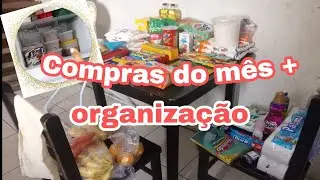 Compras do mês 🛍️🛒 organizando ...