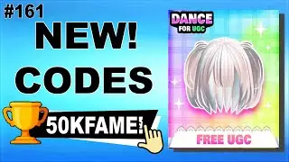 *NEW* ALL WORKING DANCE FOR UGC CODES TODAY - ROBLOX DANCE FOR UGC CODES #161