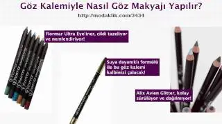 Göz Kalemiyle Nasıl Göz Makyajı Yapılır?