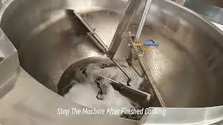 Food Vegetable Sauce Paste Popcorn Planetary Stirrer Cooking Jacket Kettle Machine